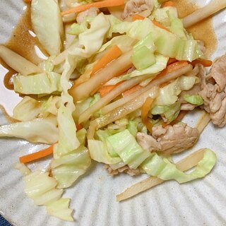 豚肉のオイスターソースの野菜炒め☆